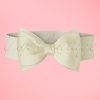 50s Wow to the Bow Belt in Ivory