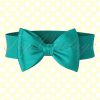 50s Wow to the Bow Belt in Teal Blue